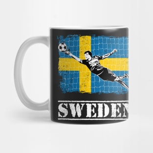 Sweden Soccer Supporter Goalkeeper Shirt Mug